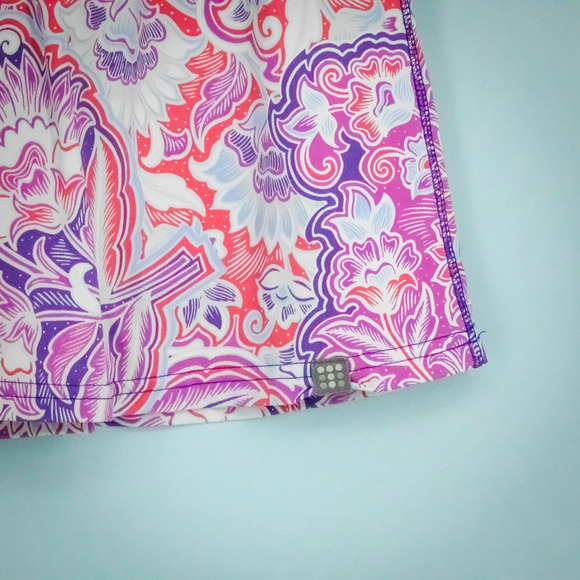 Title Nine Size Small S Majestic Floral Print Pull On Active Outdoor Skort - Picture 2 of 8